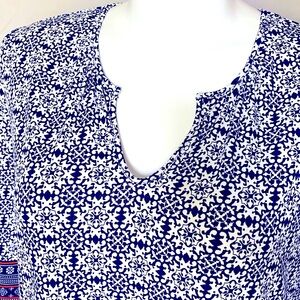 EUC Dalia 3/4 sleeve blouse, 1X